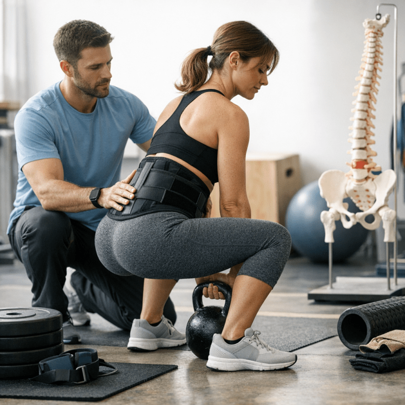 Bandscheibenvorfall: Belastungssteuerung und funktionelle Begleitung im Fokus