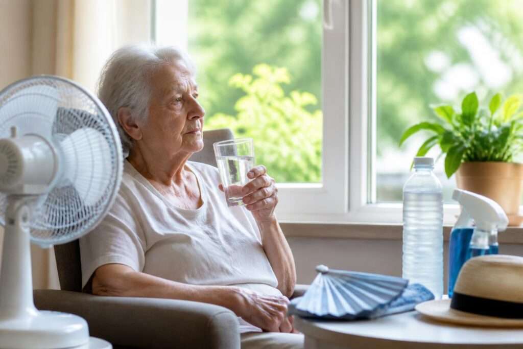 Hilfsmittel bei Sommerhitze: So schützen Sie ältere und pflegebedürftige Menschen